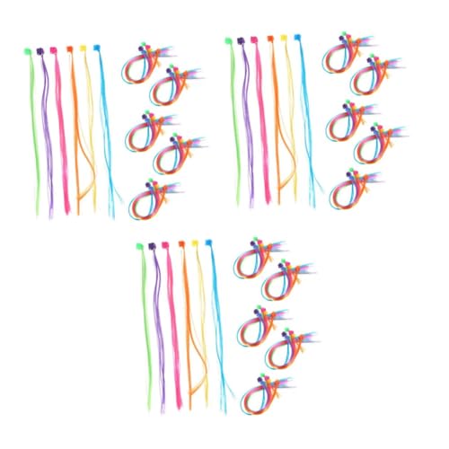 Extension cheveux colore clip Healeved pour tresse Halloween et fêtes