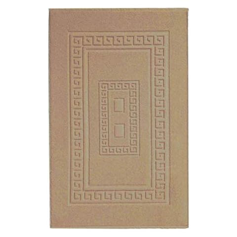 Casatessile Alfombras de baño de Esponja 45X60 cm. Torino - Beige Cover