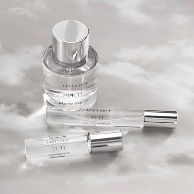 Lake & Skye 11 11 Eau de Parfum Spray, Clean Skin Musk & White Amber Unisex Fragrance with Ozonic & Marine Notes, 1.7 fl oz (50 ml)