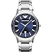 Produktbild Emporio Armani Herrenuhr , DreizeigerDatumswerk, 43mm Silbernes Edelstahlgehäuse mit Edelstahlarmband, AR11180