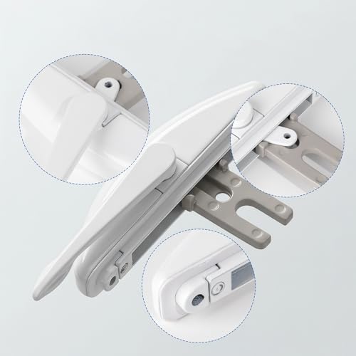 Maxim Locking Handle Premium Window Lock Replacement Window Latch Handle Compatible with Maxim Operator for Enhanced Window Security (White) by HOMAR - Used condition - Image 3