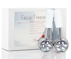 Floraison Unbreakable Stainless Steel Cryo Facial Sticks for Face, Neck & Body