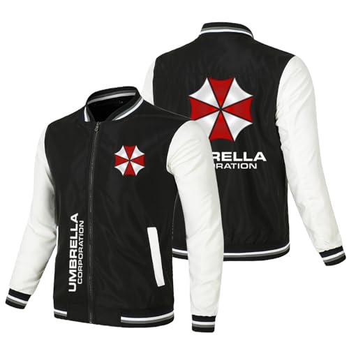 GBHUADFP Clásica Chaqueta Hombre Resid.ent evil，Abrigo Hombre Ligeras y Transpirables，Ropa Deportiva Hombre para Otoño y Primavera(Multicolor,3XL)