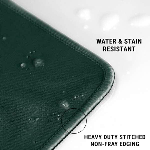 Skinit Medium Gaming Mouse Pad - Officially Licensed Michigan State University Spartans Away Grey S Design with Stitched Edges, Waterproof, Non-Slip Rubber Base, Desk Mat for Keyboard & Mouse