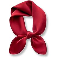 PoeticEHome Bufanda de seda de morera 100% pura color liso,