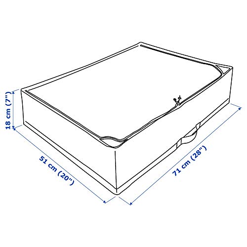 Coffre de rangement MBI 71 cm boîte basse gain de place maison - 7