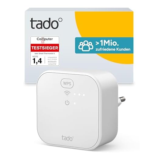 tado ° Bridge X, Thread Border Router und Signalverstärker für Smart Home Netzwerk, benötigt 1x pro Netzwerk, nicht kompatibel mit tado° V3+
