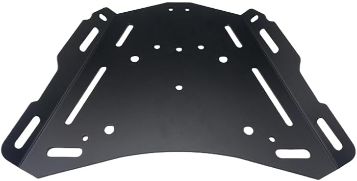 Aluminum Motorcycle Rear Luggage Rack Top Case Mount for Tiger 900 GT/Rally Pro 2020-2025, Tiger 850 Sport 2021-2025, Tiger 1200 Rally Explorer 2022-2024, Heavy Duty Cargo Plate Carrier