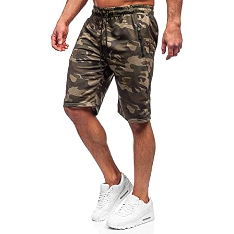 BOLF Hombre Pantalón Corto Camuflaje Pantalones Deportivos Cover