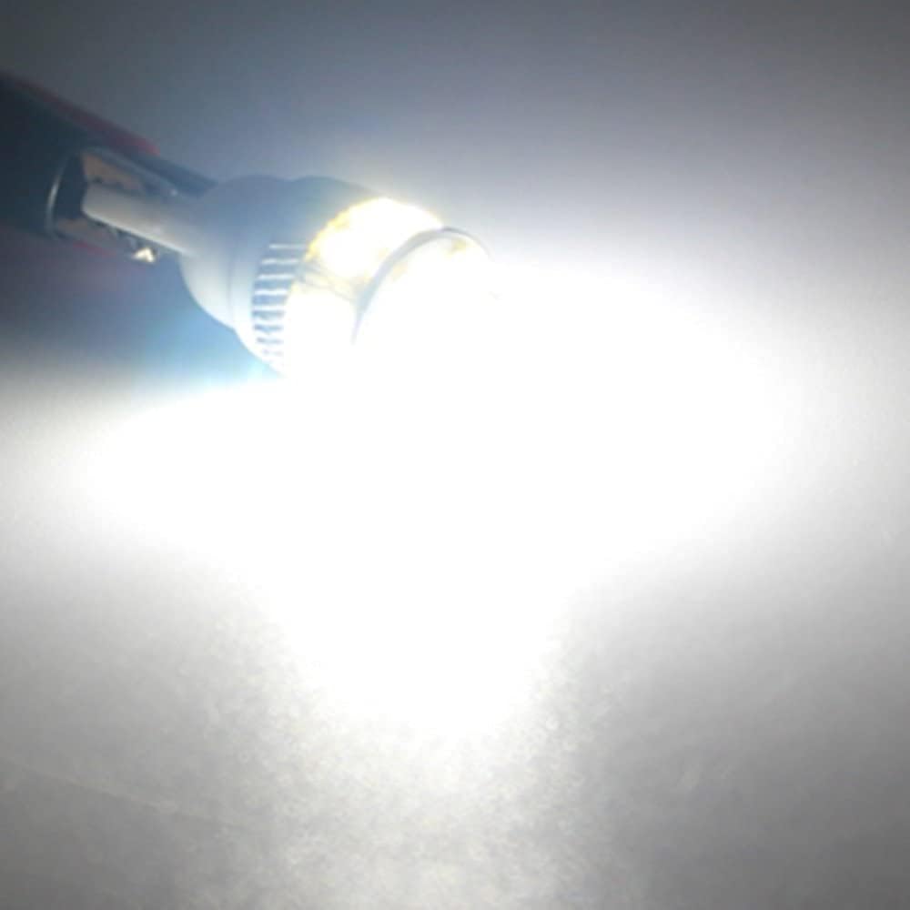Alla Lighting T10 Wedge 194 168 2825 W5W LED Bulbs, 6000K White License, Reverse, Trunk, Marker, Parking, Door, Map, Dome Lights Lamps, 360° Light 4014 18-SMD Super Bright 558 161 175