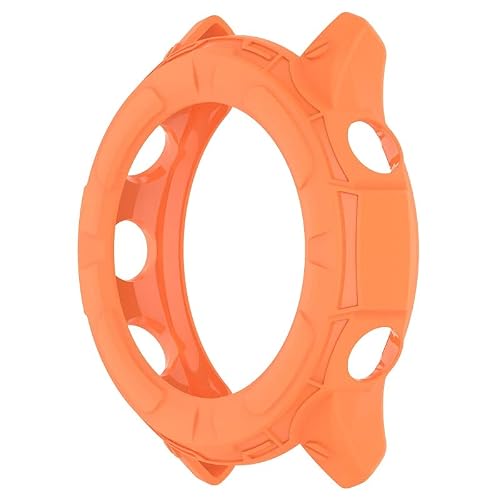 TRIPLE RIVER�EFor Garmin Forerunner 265 �P�[�X TPU �ϏՌ� For �K�[�~�� �t�H�A�����i�[ �\�t�g �J�o�[(�I�����W)