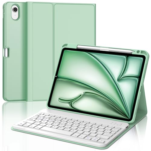 Teclado para iPad Air 11 M4 inalámbrico para estudiar y trabajar en movilidad