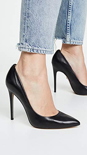 Image of Sam Edelman Women's Danna Shoe, Black Leather, 10.5 Medium US