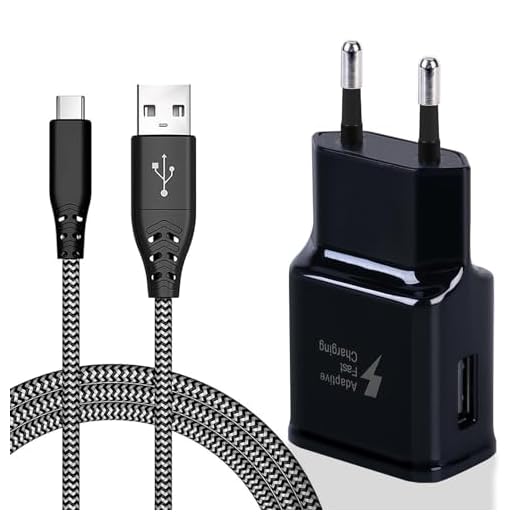 USB Ladegerät Stecker Netzteil mit Ladekabel 2m USB C Nylon Schnellladekabel Für Samsung Galaxy A13 A14 A20e A34 A51 A52 A53 A54 S8 S9 S10 S20 S21 FE Plus Z Flip3 4, Z Fold3 4, Google Pixel Adapter