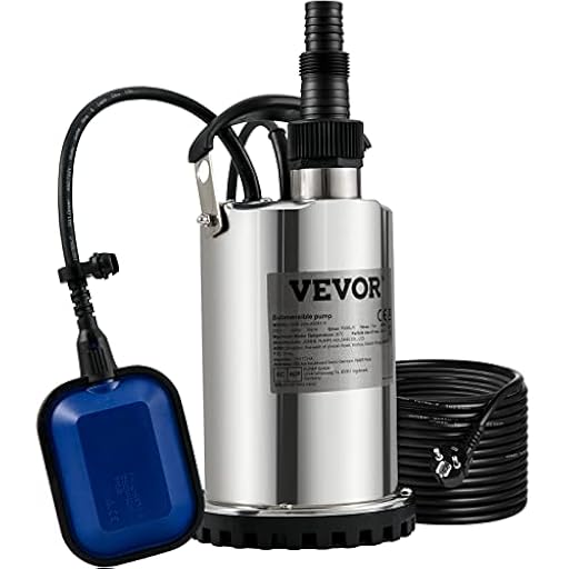 VEVOR 550W Bomba Sumergible de Aguas Residuales 230V, 9500L/H | Ya disponible en tu tienda friki favorita! En mundofriki.es!