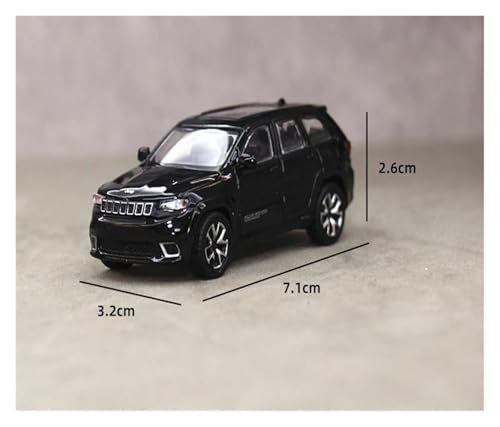Vehículo a escala 1:64 Jeep Grand Cherokee de aleación metálica miniatura 2