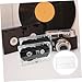 HOMSFOU 3 Pack Transparent Cassette Tape Storage Box Cassette Tape Holder for Collectors