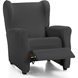 ECOMMERC3 | Funda para Sillón Relax Elástica y Extrasuave Color Antracita - Funda para Sillón Relax Ajustable 100% Made in Spain