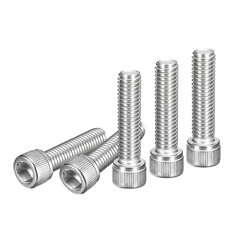 DTGN 3/8-16x1-1/2" Socket Head Cap Screws Bolts, 10Pcs 304 Stainless Steel 18-8, Machine Hex Socket Screw, Hex Drive