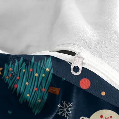 Parure housse de couette Noël 3D imprimée en microfibre double - 8