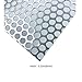 Perforated Metal Sheets,Perforated Stainless Steel Plate,304 Stainless Steel Metal mesh Plate,Metal mesh for DIY Projects,Used for Ventilation, Decoration, Equipment Protection Cover, hole0.32in