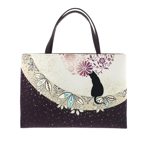 [KIMONOMACHI] �a���g�[�g�o�b�O �P�i �����܂��� �������l�R ����×�����F ���{�� �`���b�N���|�P�b�g�t�� ���m�Ão�b�O A4�T�C�Y �a�� �m�� �n���h�o�b�O �y��