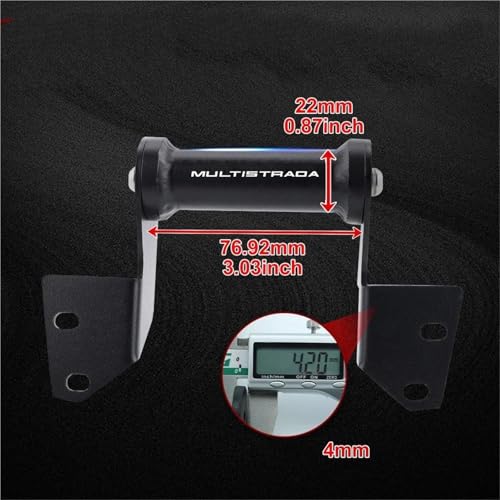 Gps Supporto Per Navigatore Satellitare Per Moto Per Ducati Multistrada V4 S/Rs/Pikes Peak/Rally Per Telefono Cellulare Con Piastra Gps Supporti Di Navigazione - 2