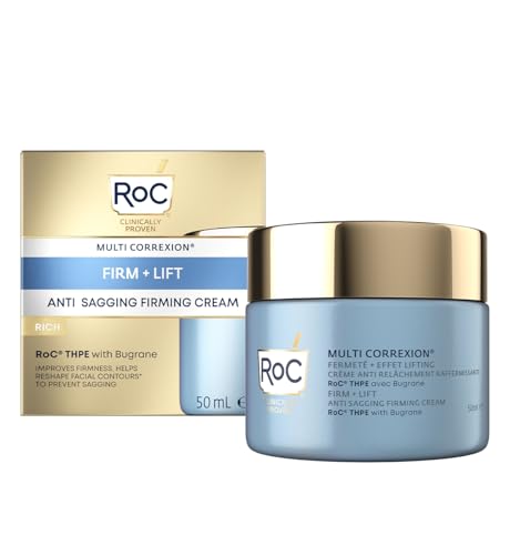 RoC - Multi Correxion Anti-Affaissement Firm + Lift Crème pour le Visage - Anti-Rides et Vieillissement - Anti-Âge - Effet Lifting Cosmétique - 50 ml