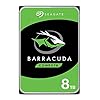 Seagate BarraCuda – Disco duro interno de 8 TB, 3.5 pulgadas, SATA 6 Gb / s, 5400 RPM, 256 MB caché, para computadora de sobremesa, embalaje libre de frustración (ST8000DM004)