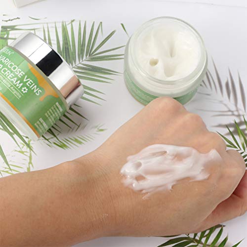 EXCEART Caixa 1 Varizes Alívio Creme Alívio Flebite Angiite Dor Pernas Creme