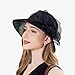 Women Derby Church Dress Hat Fashion Wide Brim Hats Wedding Tea Party Hats Elegant Stretchy Hat for Ladies