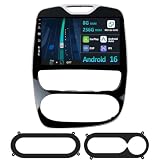 10.1" [8G+256G] Android 16 Autoradio per Renault Clio 4 ZOE 2013-2019-Integrato Wireless CarPlay | Android Auto | DSP | GPS Sat Nav | Bluetooth 5.0 | Mirror Link | 360° Panoramica+CAM&MIC