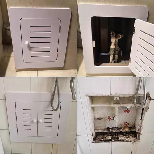 Customizable White Plumbing Access Panel 14-28 Inch - Wall Inspection Hatch for Kitchen, Bathroom, Bedroom, Hallway - Durable and Easy Access