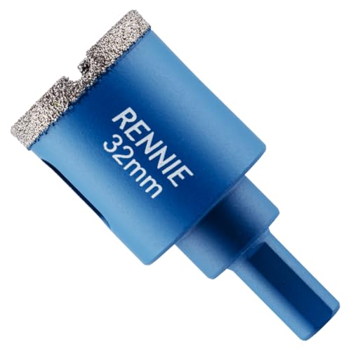 32mm Diamond Hole Saw Drill Bit With Tri Shank For Porcelain Tiles Ceramic Slate Stone Granite Marble Glass. Diamond Core Holesaw/Hole Cutter