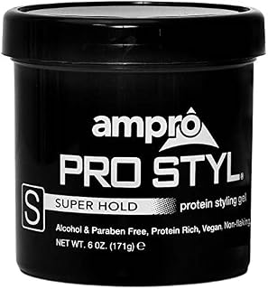 AmPro Gel [Protein Black-Super Hold] (Pack of 4)
