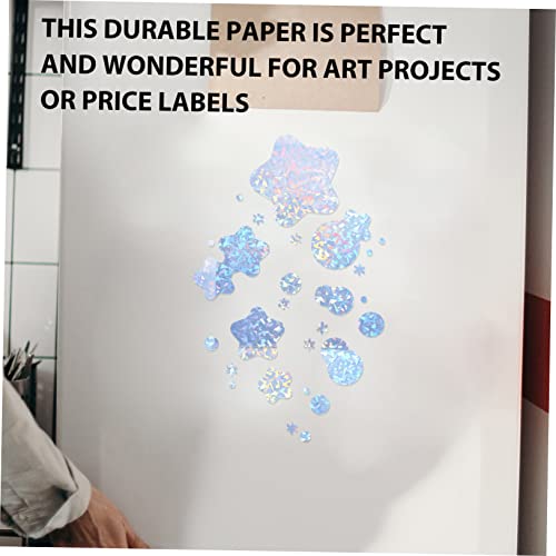 Papier adhésif holographique imprimable pour des stickers aux reflets purs