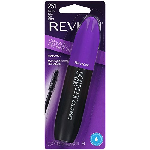 Revlon Dramatic Definition Mascara - Waterproof, Blackest Black, 0.28 Fl Oz #TOP1