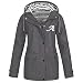 Veste de Pluie Imperméable Femme à Manches Longues Mode Pulls Capuche En Manteau Solide Comfort Tops avec Zippé Chic Décontractés Lâche Pull Veste Peluche De Couleur Unie Haut Sweat-Shirt Bringbring