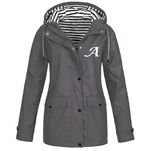 Manteau long femme imperméable grande taille veste de pluie
