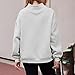 Mock Neck Sweatshirt Women Cute Oversized Sweatshirts Cozy Soft Pullover Sweaters Loose Fit No Hood Fashion Winter Clothes women clothes Gray M