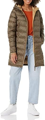 Amazon Essentials Women’s Lightweight Water-Resistant Hooded Puffer Coat