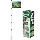 Oyolan Sturdy Golf Course Flagstick Official Green Equipment Reliable Hole Cup 71 Inch 180CM Length Type A One Size
