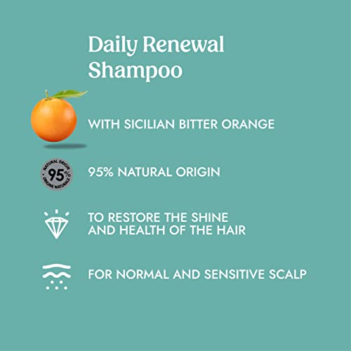 Itinera Sun Citrus Duo Gift Box With Sebum Protection Shampoo And Daily Renewal Shampoo (2 X 12.51 Fl Oz) - For Healthy/Oily Hair - Vegan Friendly - 95%+ Natural Origin Ingredients #TOP2