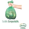 BioBag Premium Compostable Food Scrap Bags, 3 Gallon, 25 Count