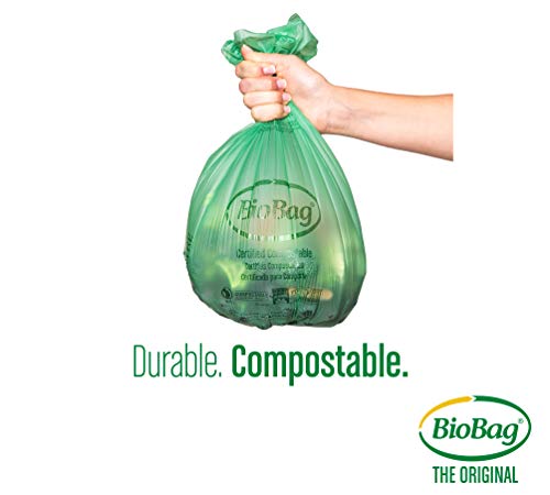 BioBag Premium Compostable Food Scrap Bags, 3 Gallon, 25 Count