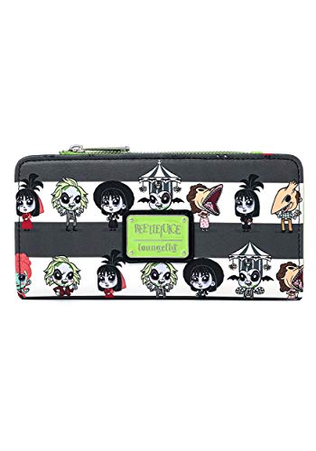 Loungefly Beetlejuice Chibi All Over Print Faux Leather Wallet