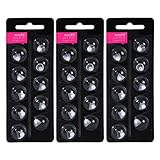 Hearing Aid Domes for Oticon Replacements,Oticon Minifit Single Vent Bass Domes (8 mm/3 Pack）,Universal...