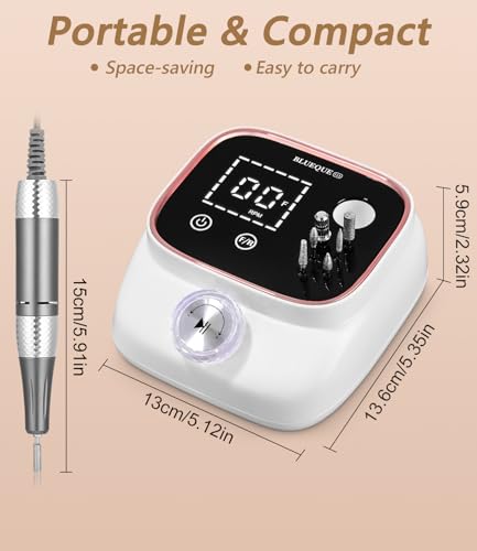 Ensemble d'accessoires kit avec manucure ponceuse 45000RPM haute précision - 5