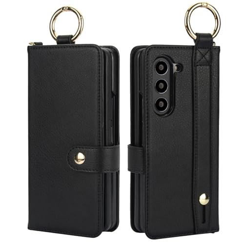 Protection Samsung Z Fold 4 anti-chute avec fente stylet et cuir