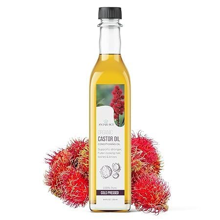 Castor Oil for Body, Hair and Skin | Organic Nourishing Natual Castor Oil | Moisturizes Eyebrows and Eyelashes | 250ml